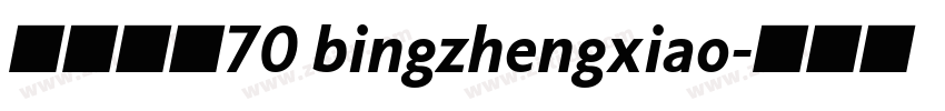 病症小猫70 bingzhengxiao字体转换
